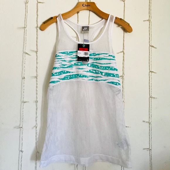 NEW Nike Mesh Workout Running Tank Top Large NWT - Picture 1 of 3
